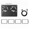 Camera Chiller with Double Fans Rechargeable Cordless for