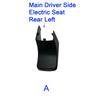 Front Seat Rear Foot Trim Cover Rear Base Screw Cover for Mitsubishi Outlander 8260a334 8260a274