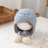 Lamb Design Kids Knit Hat Thick Knit Earflap Cap Comfort Baby Headwear  Outdoor