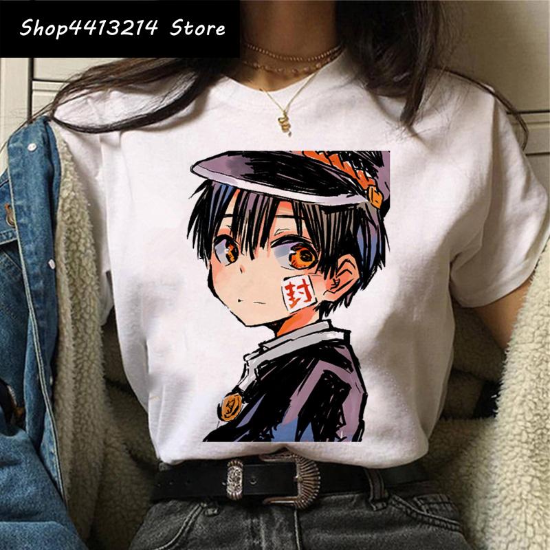Hanako Kun T Shirt Women Japanese Anime Summer Tops Toilet Bound Funny Cartoon TShirt Harajuku Unisex Tshirt Female New