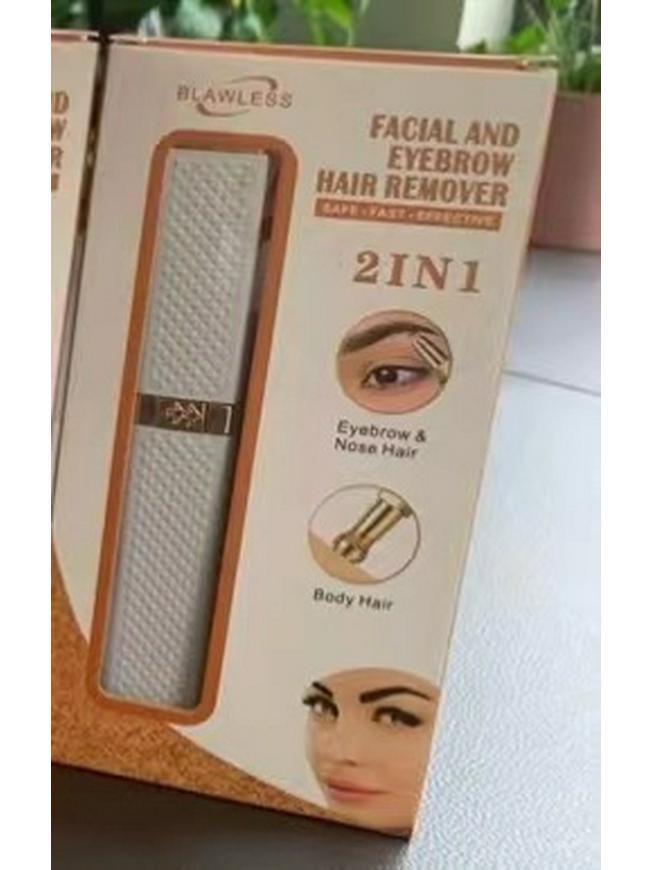 Electric Lipstick Shaver & Precision Eyebrow Trimmer - Women's Multifunctional Grooming Tool