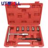 5PC 7PC 10PC 17PC Diesel Injector Seat Cutter Cleaner Tool Set Carbon Remover