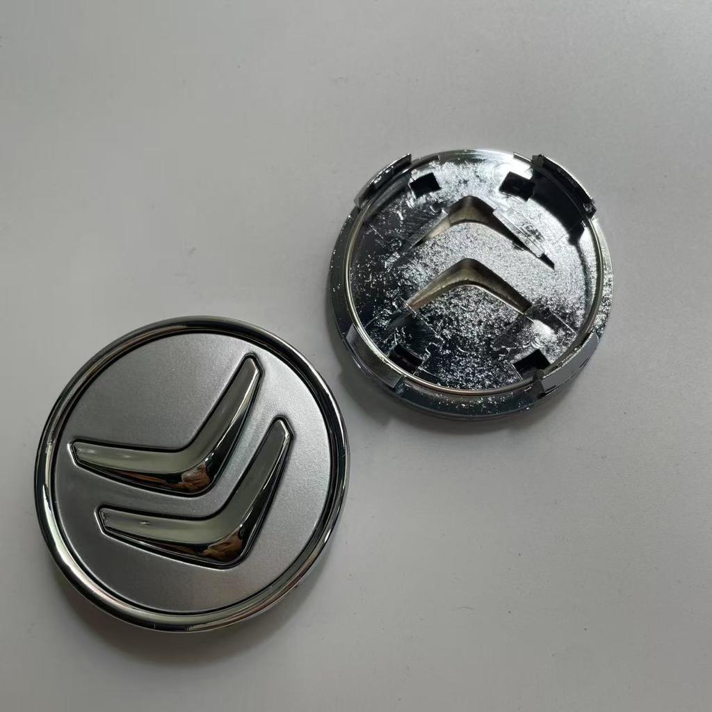 4 stuks Embleem Logo voor Citroen C1 Elysee DS4 DS3 Picasso Berling Saxo C4 C5 C2 C3 Xsara Cactus DS6 Auto Wiel Naafkapjes