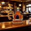 Wine Bottle Collectible Excavator Shape Glass Whiskey Decanter, 3D Vehicle Liquor with Stopper, 350ml Heavy Equipment Dispenser for Home Bar