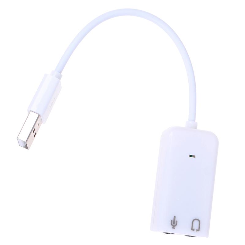External Usb Audio Sound Card Adapter 7.1 Virtual Channel With Cable 3.5Mm