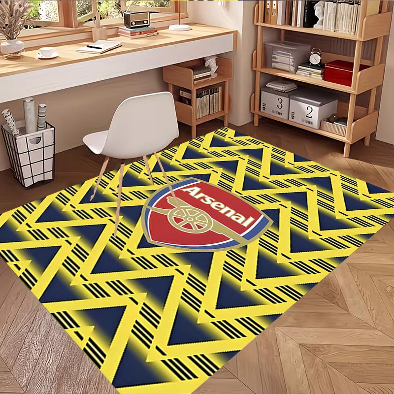 Arsenal F.C Print Rug, Washable Floor Carpet, For Entryway Dorm Laundry Room Office Study, Home Decor Birthday Christmas Gift