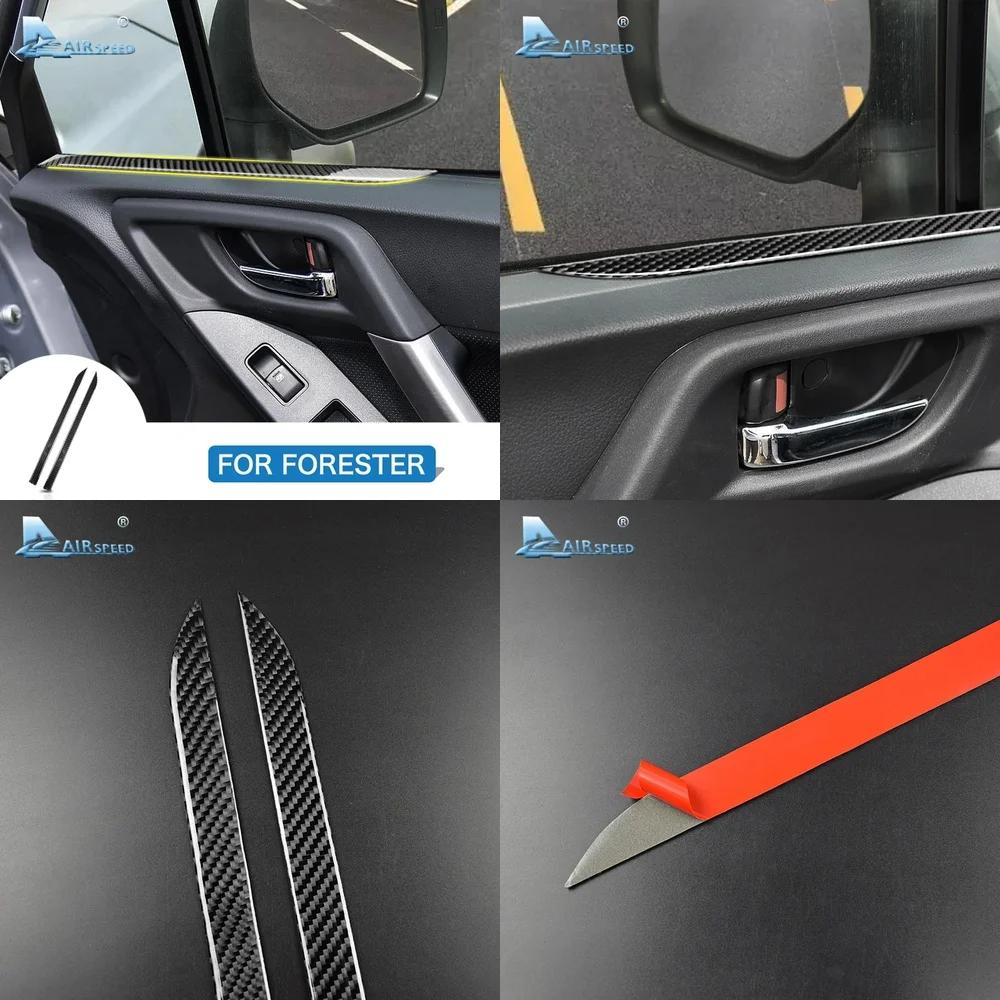 Carbon Fiber Interior Sticker for Subaru Forester 2013-2018 Door Panel Trim