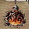 Halloween Veggklistremerker 3D-effekt Knust vegg Zombier Knust vegg Gulvklistremerker PVC Selvklebende Soverom Stue Skrekk