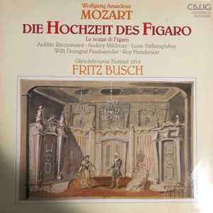 

LP Record WOLFGANG AMADEUS MOZART, FRITZ BUSC - Die Hochzeit Des Figaro = Le Nozze CAL30851 Calig Germany Classical Used