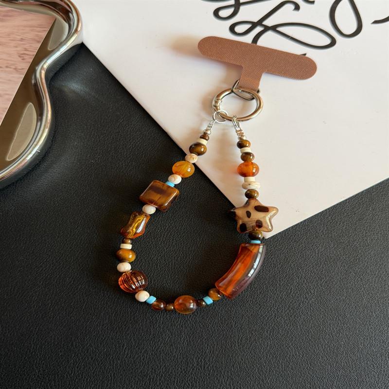 Handmade Pvc Phone Lanyard With Dog And Star Pendants For Men Women