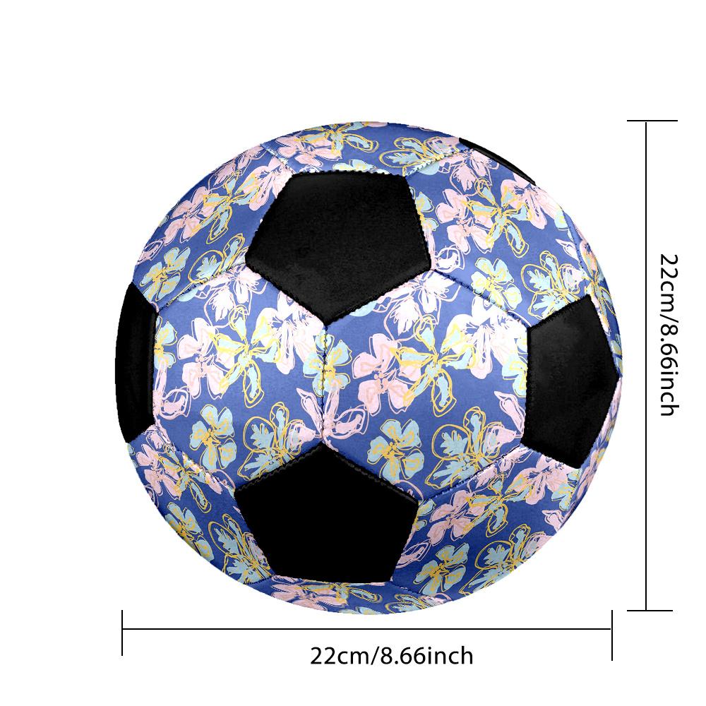 1pc Floral Outdoor Sports Football, Size 5, Comfortable And Durable Feel,Gift yy16