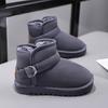 2025 Winter Children's Slip-On Snow Boots, Plus Velvet, Thickened, Soft Sole - Boys & Girls