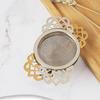 Double-layer Fine Mesh Tea Strainer Stainless Steel Filter Sieve Teaware Lace Tea Drain Useful Tea Infusers Kitchen Accessories