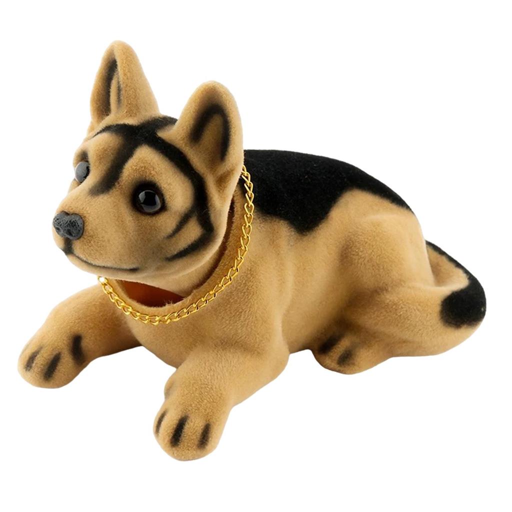 Dog Figurine for Vehicle Dashboard, Interior Accessories for Pet Lovers, Gift for Office Space
