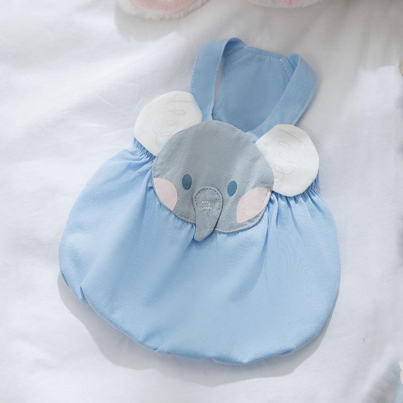 Cute Cat Vest Spring and Summer Animal Shape Two-legged Sling Into Cat Kitten Thin Breathable Pet Cat Clothes