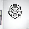 Lion Head Metal Wall Art Sculpture XL Wildlife Gift Home Garden Decor