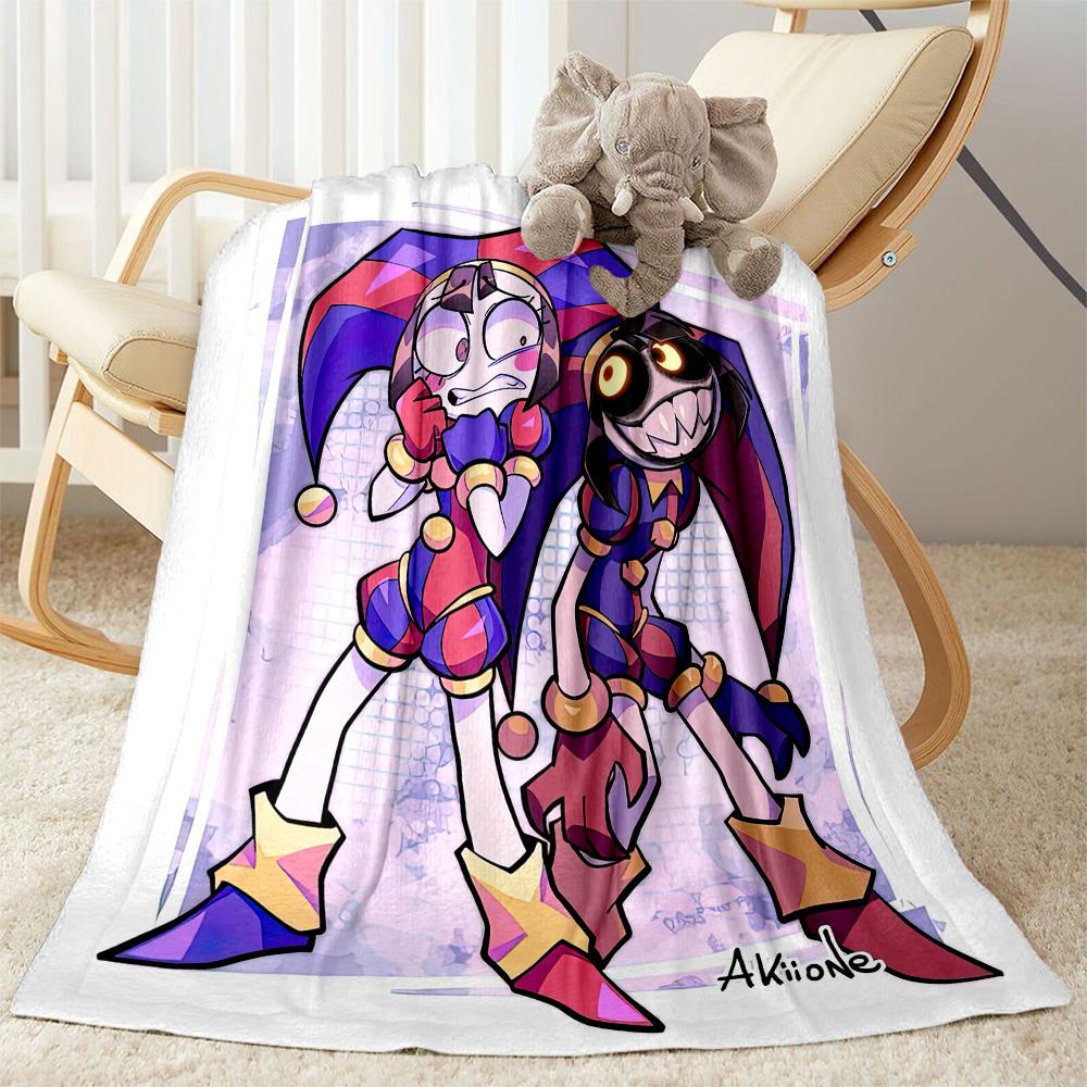 Digital Circus11 Blankets are suitable for living rooms,making them an ideal choice for outdoor travel and gifts.