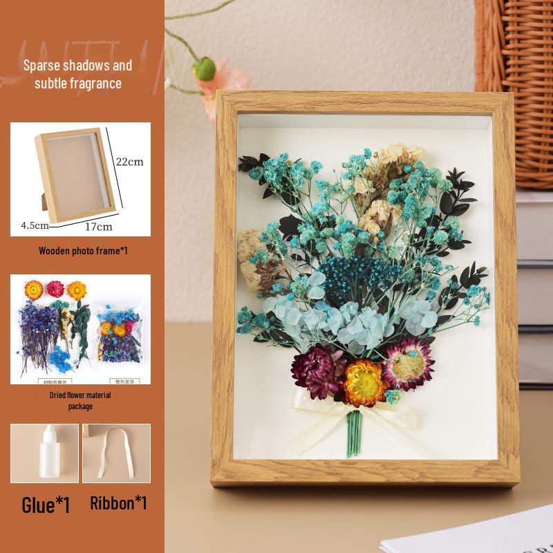Mother’s Day DIY Photo Frame with Preserved Dried Flowers - Children's Handmade Gift Kit