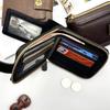 Vintage Men's Wallet Hasp Zipper Clutch Storage Bag Portable Card Bag  Outgoing