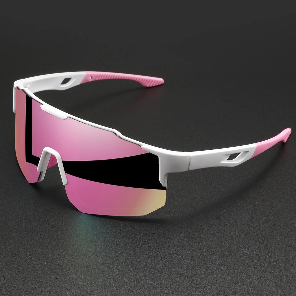 New UV400 Protective Sports Eyewear - Lightweight Full-Cover Lens, Unisex Wrap-Around for Cycling, Hiking & Daily Use