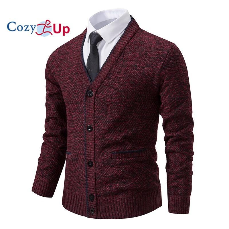 Cozy Up Cotton Cardigan genser for menn