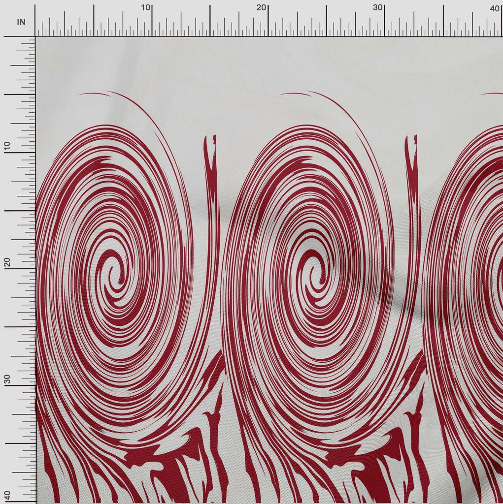 oneOone Cotton Flex Fabric Spiral Panel A  Printed Craft Fabric BTY 40 Inch
