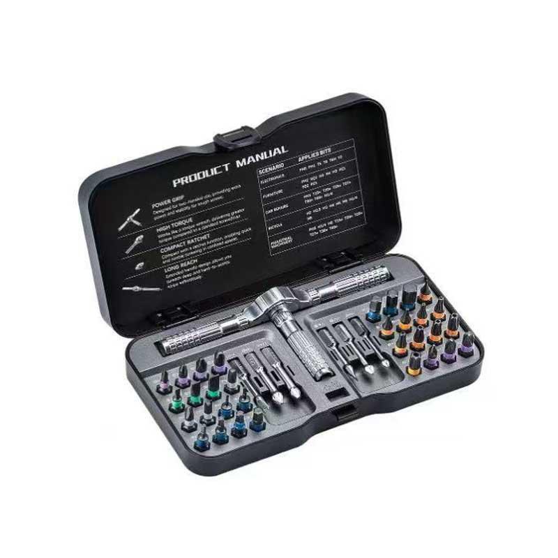 40-in-1 Multifunctional Ratchet Screwdriver Set for Household Repair