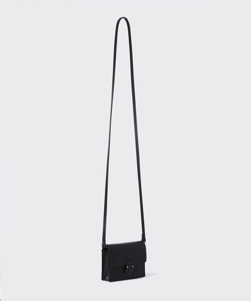 Musinsa Standard Woman Hinge Micro Crossbody Bag [Black]