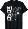Mens Number One Dad from Son father's Day Badminton Dad Gift Unisex T-Shirt