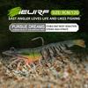 Luminous Giant Prawn Hooked Soft Bait for Fish Attracting