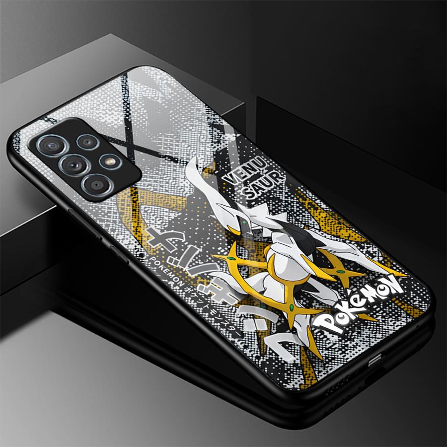Hot Cartoon Pokemon Phone Cover Glass Case for Samsung Galaxy A56 A34 A13 73 A55 A54 A32 A14 A36 A06 A24 A23 A25 A16 A26 A15 A05