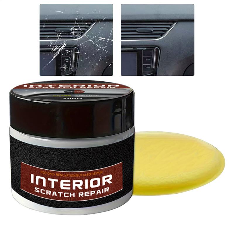 Auto Interior Panel Wax Coating Car Dashboard Scratch Repair Paste Car Interior Scratch Repair Wax For Car Interior Restorer