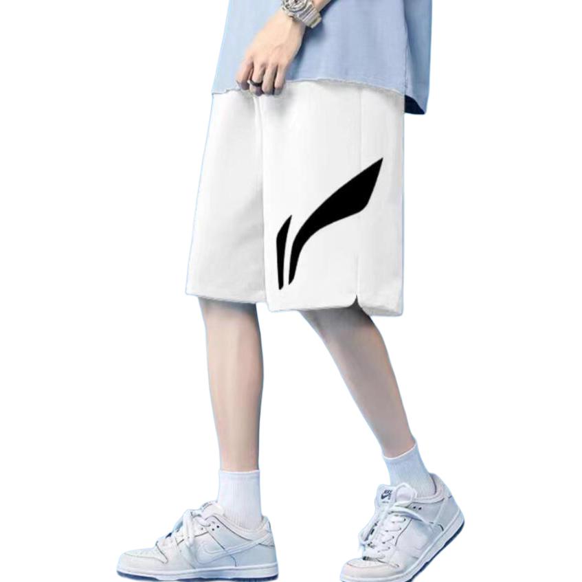 Li-Ning Loose Running Sports Basketball Casual Shorts Men Shorts White YKSU157-1