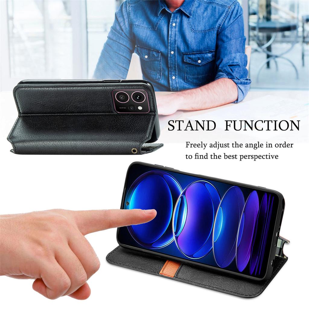 For HMD Skyline PU Leather Case Rhombus Imprint Wallet Stand Phone Cover