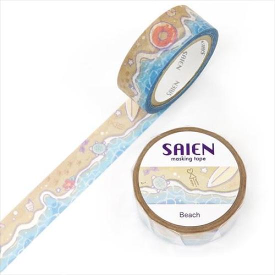 

SAIEN Пляжный маскировочный скотч 15 мм x 7 м Ваша Япония UR-0247 Бумага,