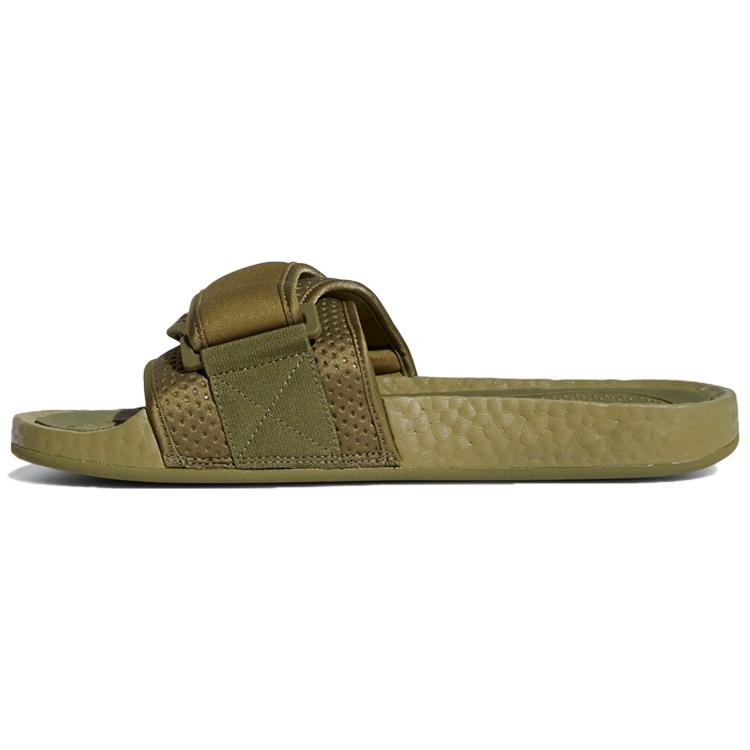 Adidas Originals Pharrell x Adidas Originals Boost Slides 'Olive Cargo' FY6141
