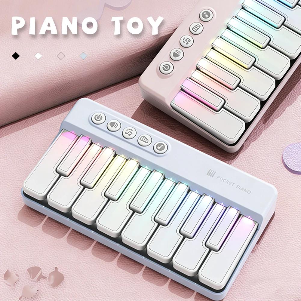 Mini Piano Electronic Keyboard Mini Electronic Organ Portable Piano Cute Gamer Custom Educational Toy for Children Gift