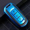 Læder TPU Bil Smart Nøgle Dæksel Etui Skal Nøglering til Geely Atlas Boyue NL3 EX7 SUV GT GC9 Emgrand X7 Borui Bilholder Tilbehør