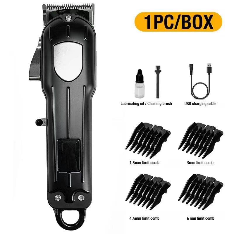 All Metal Blade Male Clipper Electric Hair Clipper Household Electric Hair Clipper Hair Salon High-Power Pet Clipper