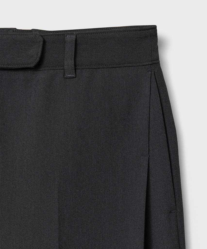 Bellie (W) Arc Slacks - Charcoal