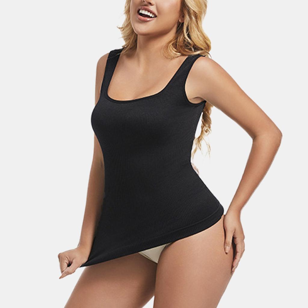 Women's Fashion Casual Non-marking Shuo Body Waist Bottoming Sleeveless Tank Tops