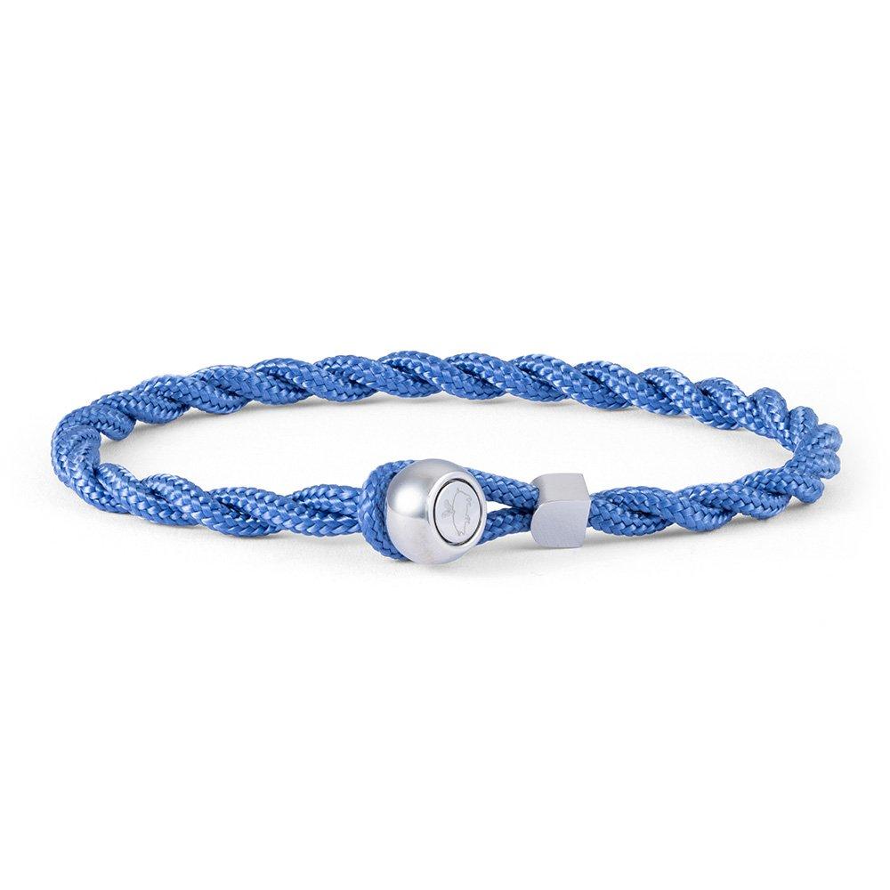 (Women's) Pig & Hen Easy Ed Bracelet - Indigo Purple X Silver