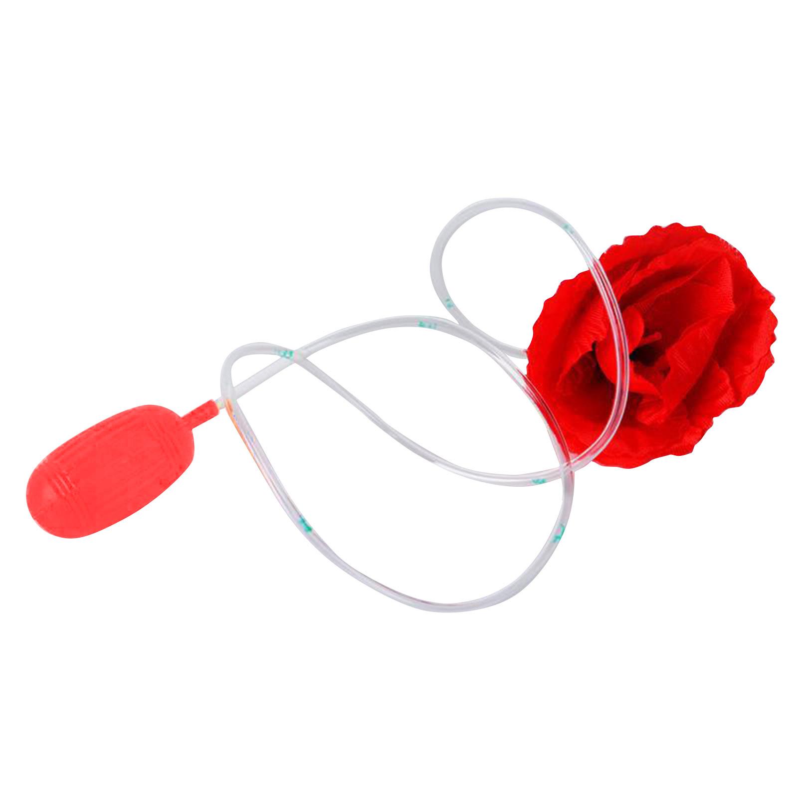 

Брызгающий цветок красная роза, имитация розы брошь для розыгрышей реквизит для вечеринки брошь для распыления воды брошь смешная вода Хэллоуин хитрые игрушки игрушка-роза One Size