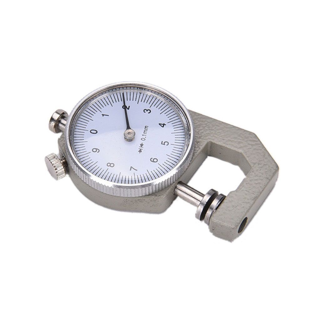 Film Instrumen Paper Meter Measuring 0-10mm Measure Tool Leather Craft Metal Thickness Gauge
