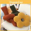 Style Floral Luxury Cushion Pillow Toy With Embroidered Plush Cover Decor Home