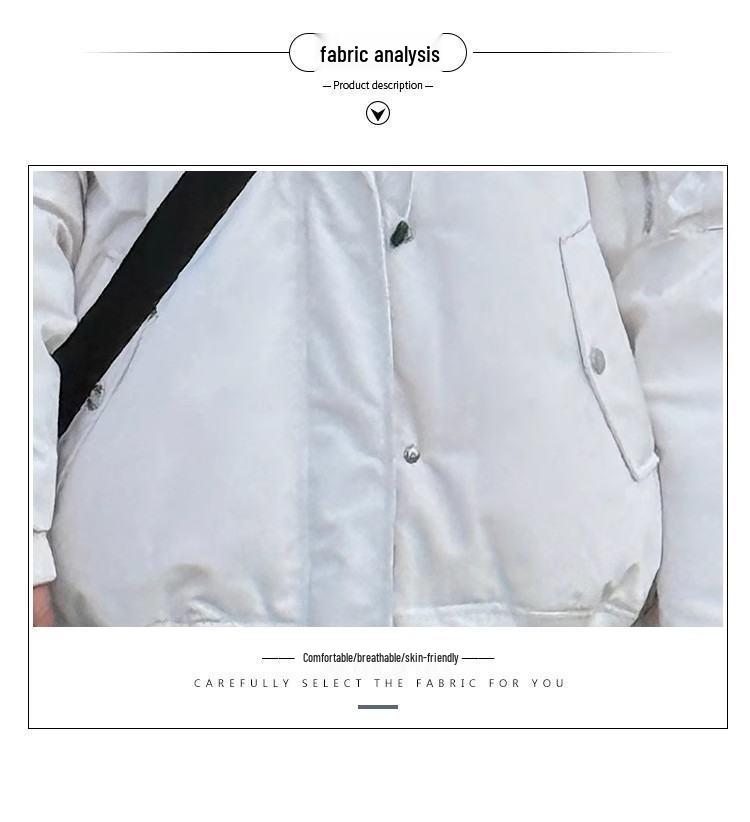 Women's 2025 Retro Parka Down Cotton Jacket - Winter Warmth, Short Workwear Essential