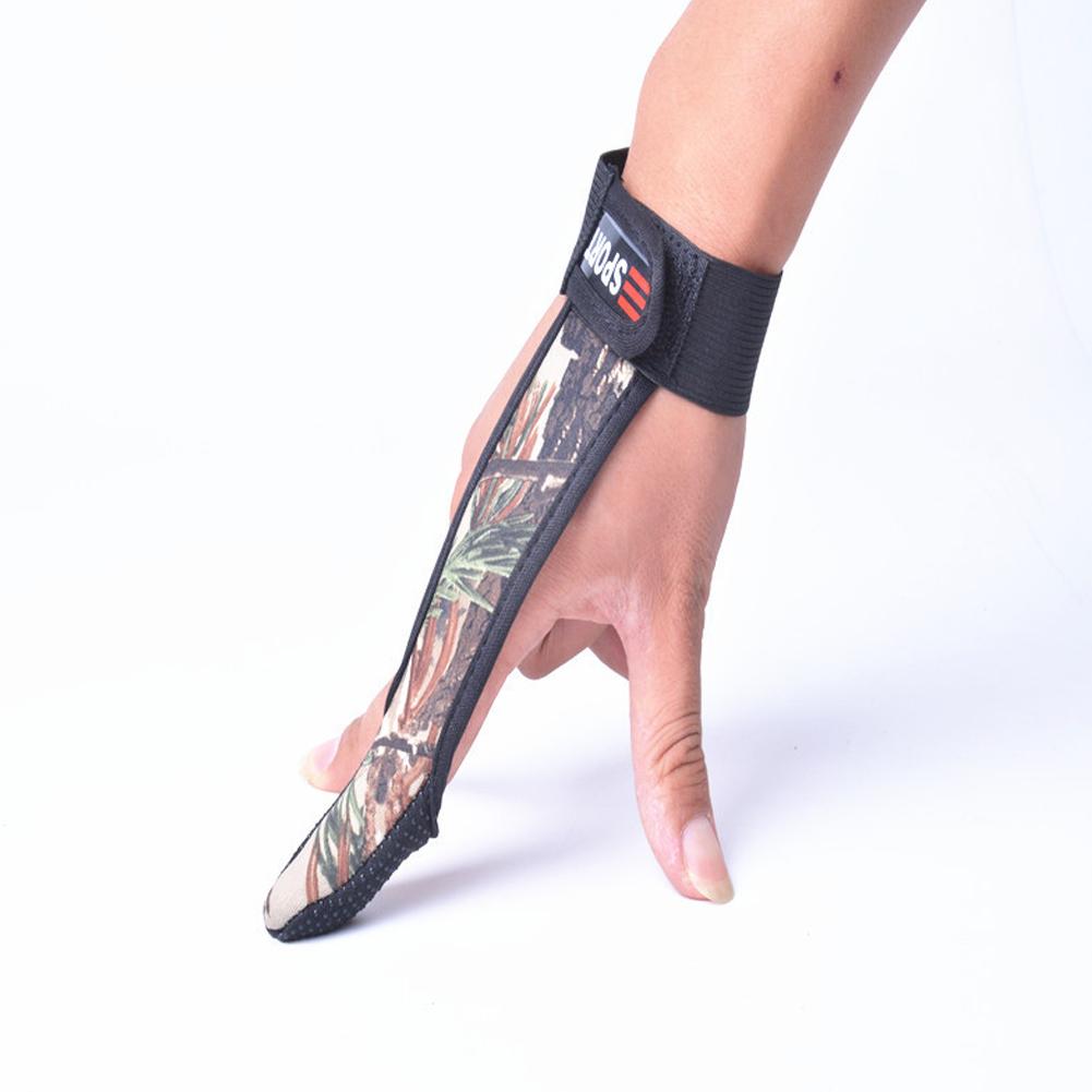 Unisex Anti-Slip Single-Finger Fishing Gloves, Casting Glove with Finger Protection, Adjustable Elastic Band for Outdoor Fishing