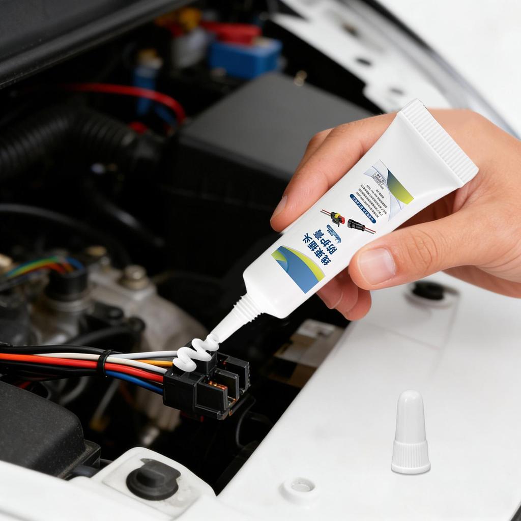 Battery Terminal Grease Electric Contact Grease Conductive Paste Electricity Compound Grease For Low Resistance Value Lubricatin