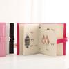 Multifunctional Earrings Storage Book Creative Jewelry Box Leather Earrings Storage Book Organizer Rings Ear Stud Holder