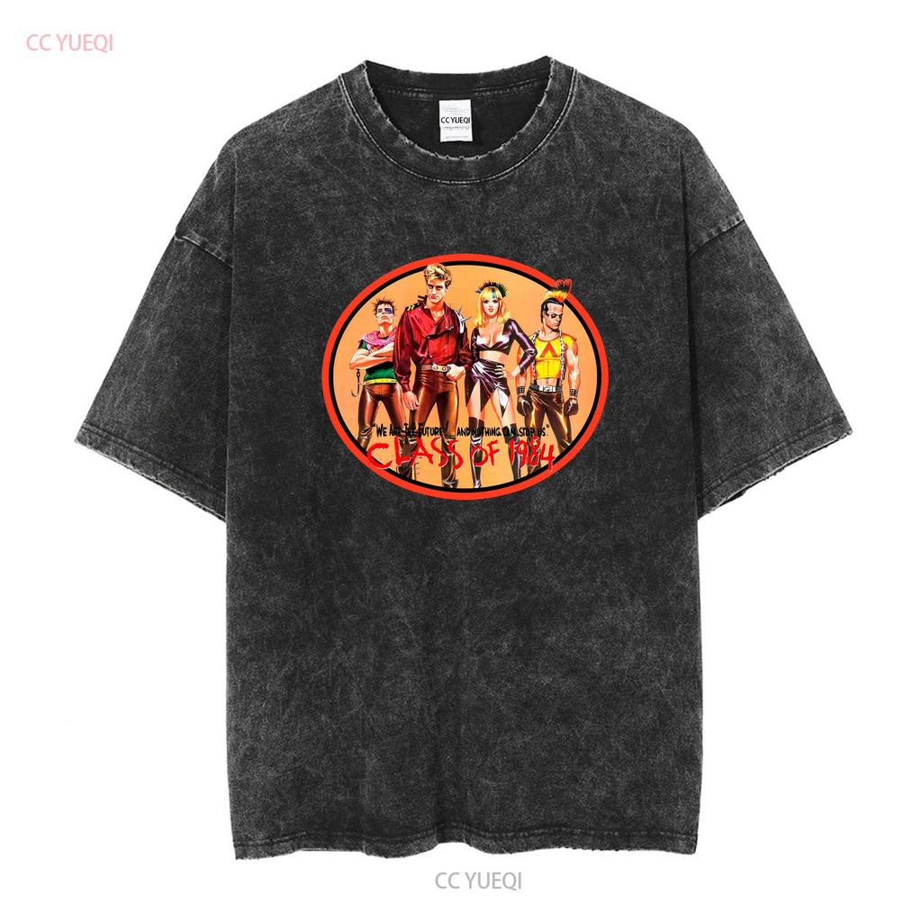 Class of 1984 80s movie retro style t shirt small to 3XL vintage Washed fashion designer clothes Top For Everyday Wear Casual